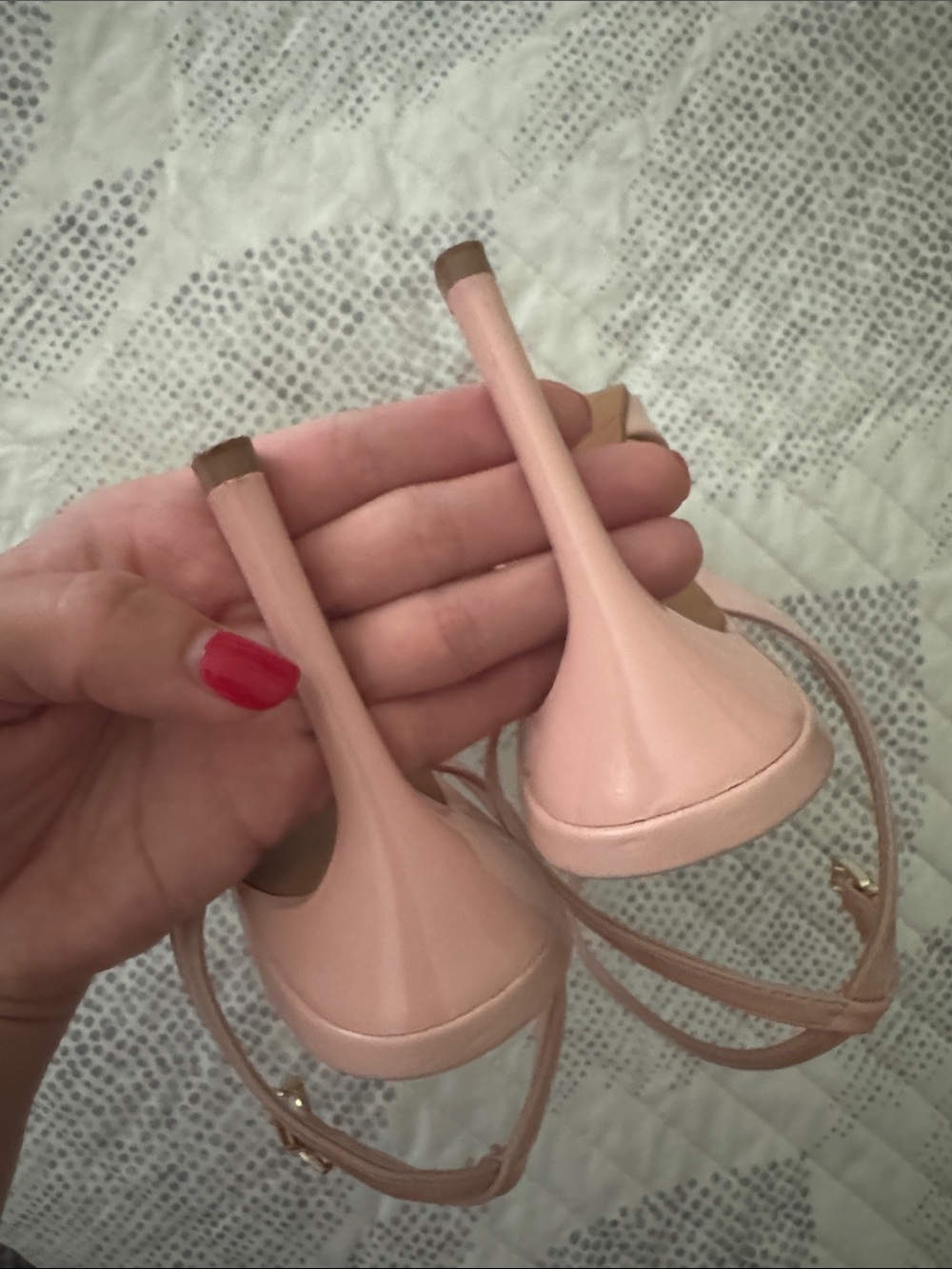 Zara Elegant Pink High Heel Sandals - Picture 12 of 12